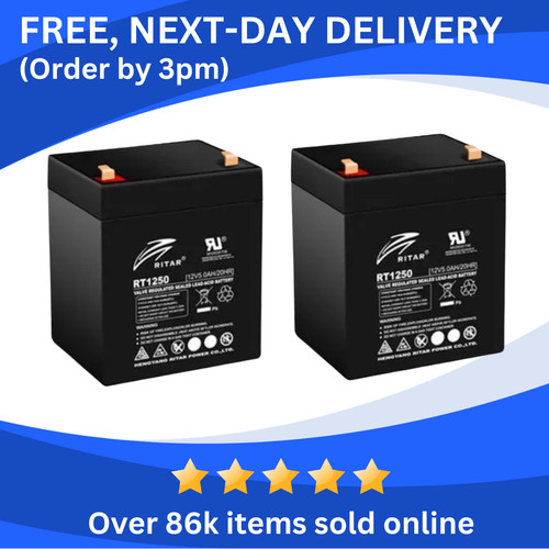 12v 5ah razor crazy - 5ah, cart